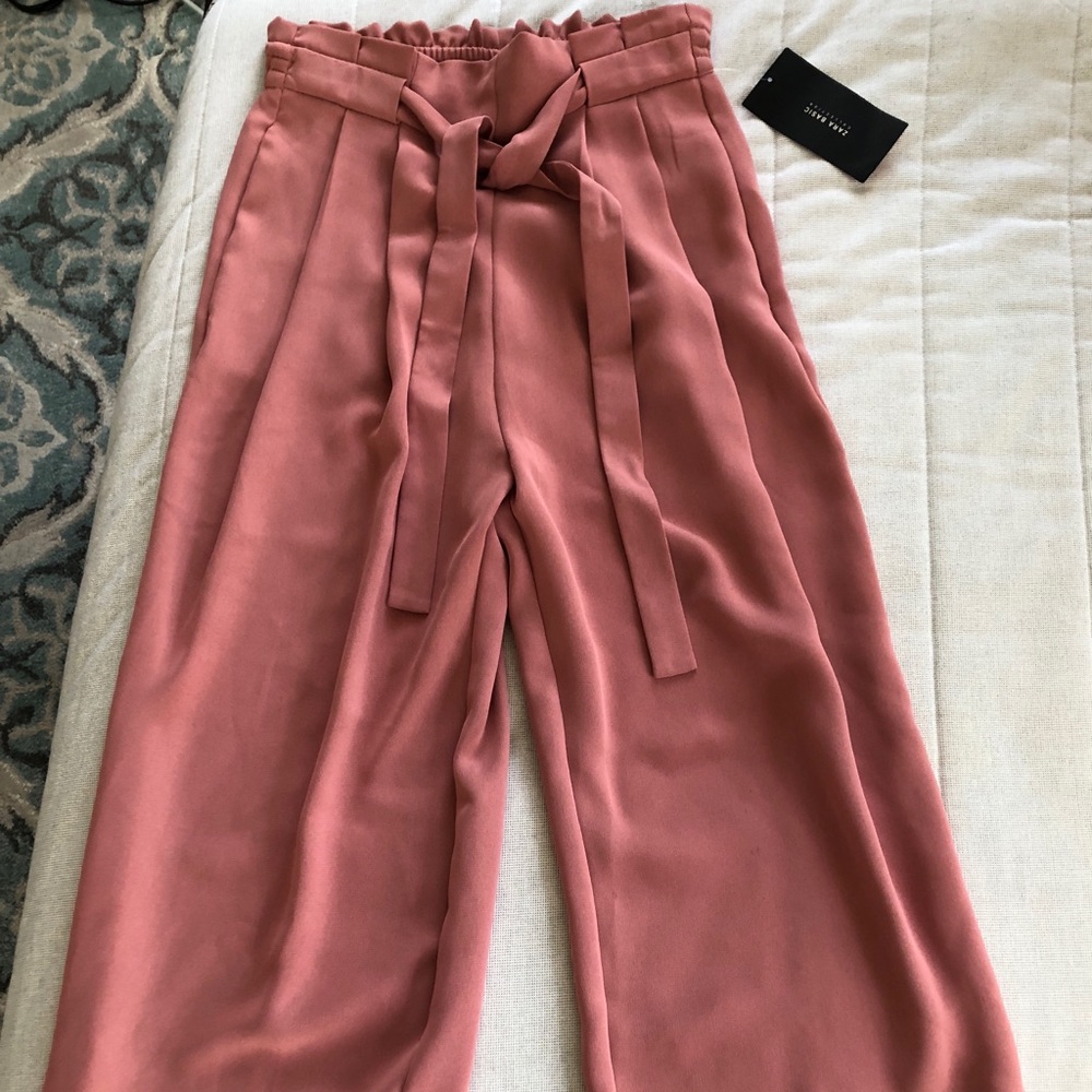 Brand New Pink Zara Culottes SIZE XS